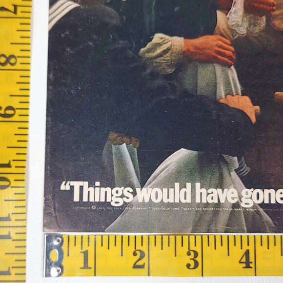 Vintage Coca-Cola Things Go Better With Coke Print Ad 1969 Hot Rod Man Cave Art - Picture 4 of 6